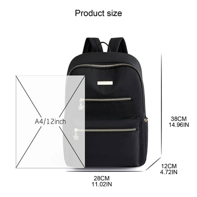 Women's College Bookbag Large Capacity Travel Backpack