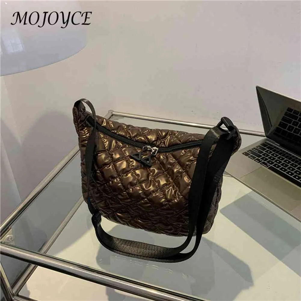 Quilted Crossbody Bag Rhombus Pattern Top-handle Shopper Bag Women
