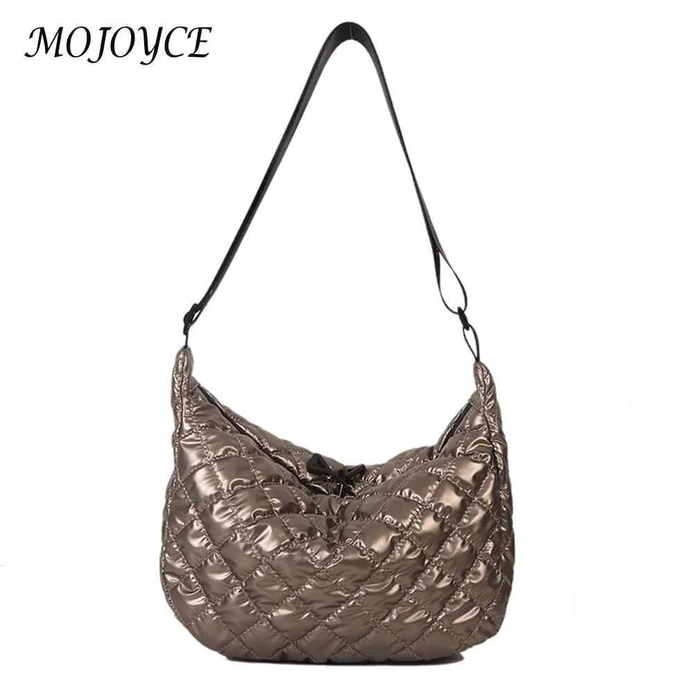Quilted Crossbody Bag Rhombus Pattern Top-handle Shopper Bag Women