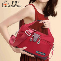 Large-Capacity Crossbody Handbag Waterproof for Ladies