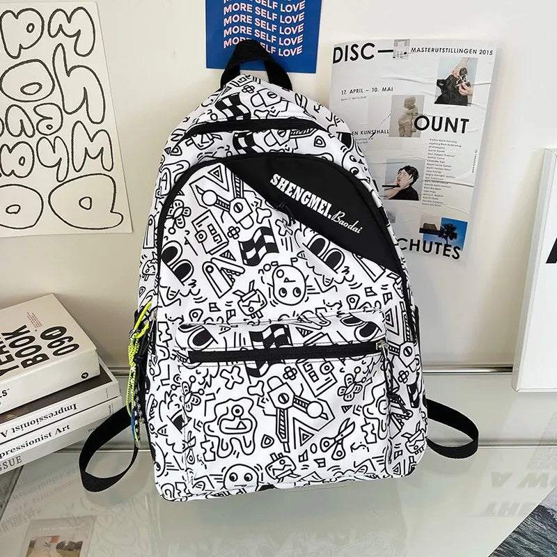 Large Capacity Backpack for Teenage Girls 15.6 Inch Laptop Daypack