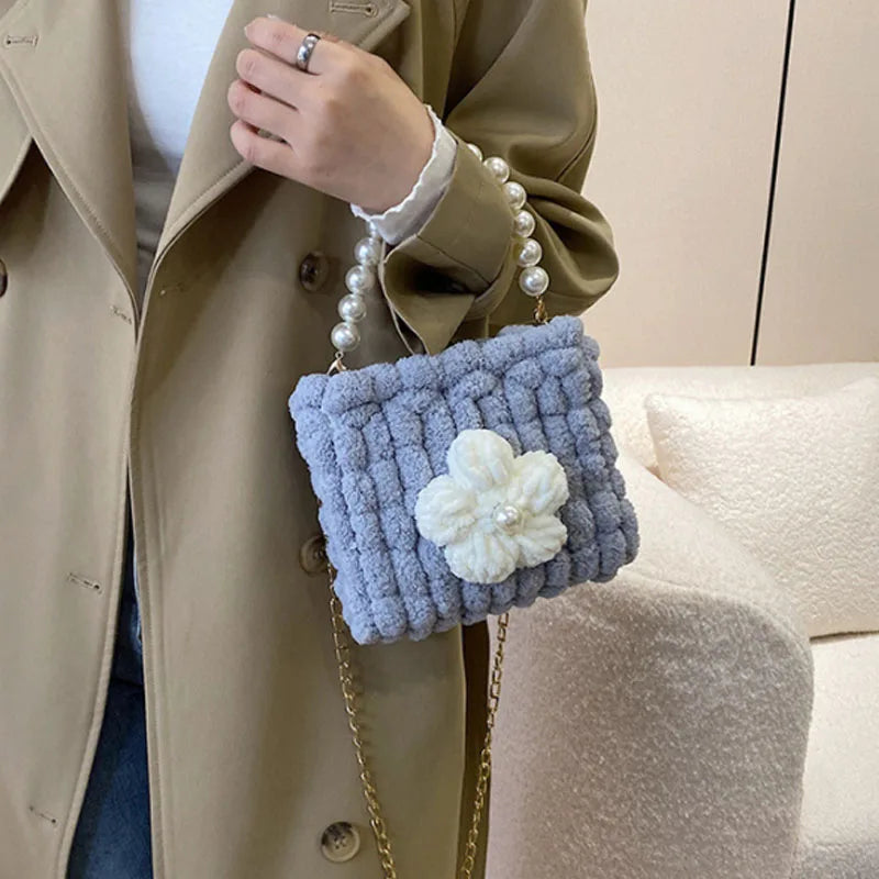 Hand Woven Beading Women Shoulder Bag Crossbody Bag