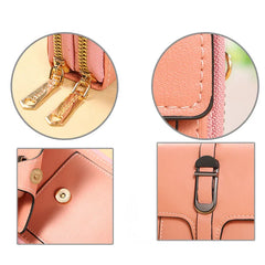 Women's PU Leather Shoulder Bag Crossbody Phone Bag