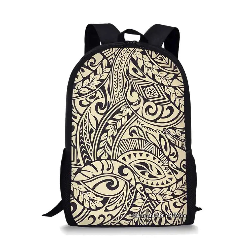 Ethnic Tribal Pattern School Bags Padded Back Laptop Satchel