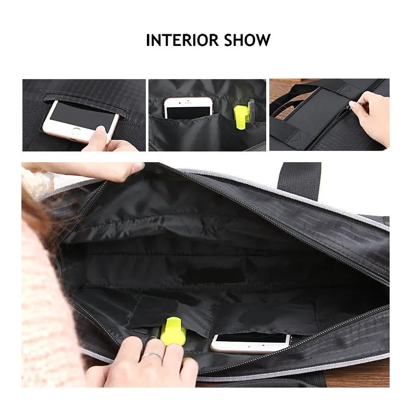 Waterproof A4 Document Organizer Briefcase