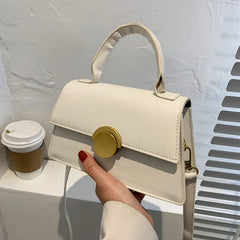 Soft Leather Crossbody Shoulder Bag Retro Small Purse