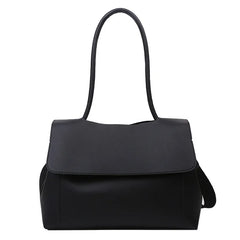 Women's Large Capacity Shoulder Bag Underarm Briefcase Crossbody Solid Bag