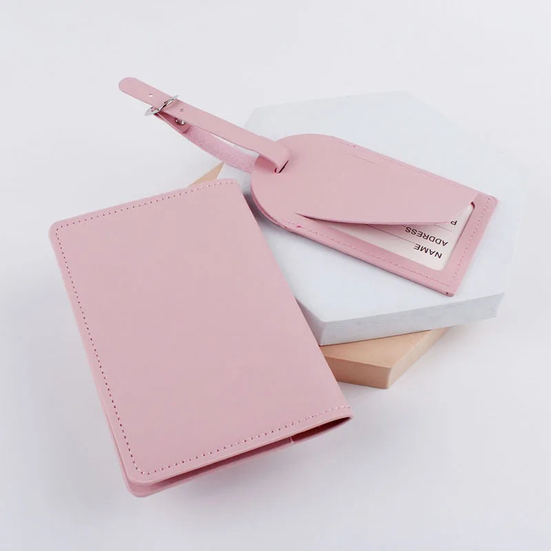 Passport Holder Map Slim Personalized Wallet PU Leather