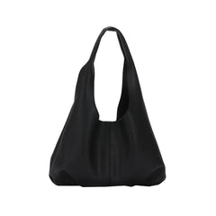 Women's Leather Shoulder Tote Bag - Large Capacity Shopper Handbag