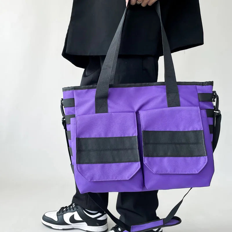 Large Capacity Female Bag Tooling Style Student Nylon Foreign Style
