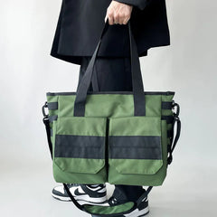 Large Capacity Female Bag Tooling Style Student Nylon Foreign Style
