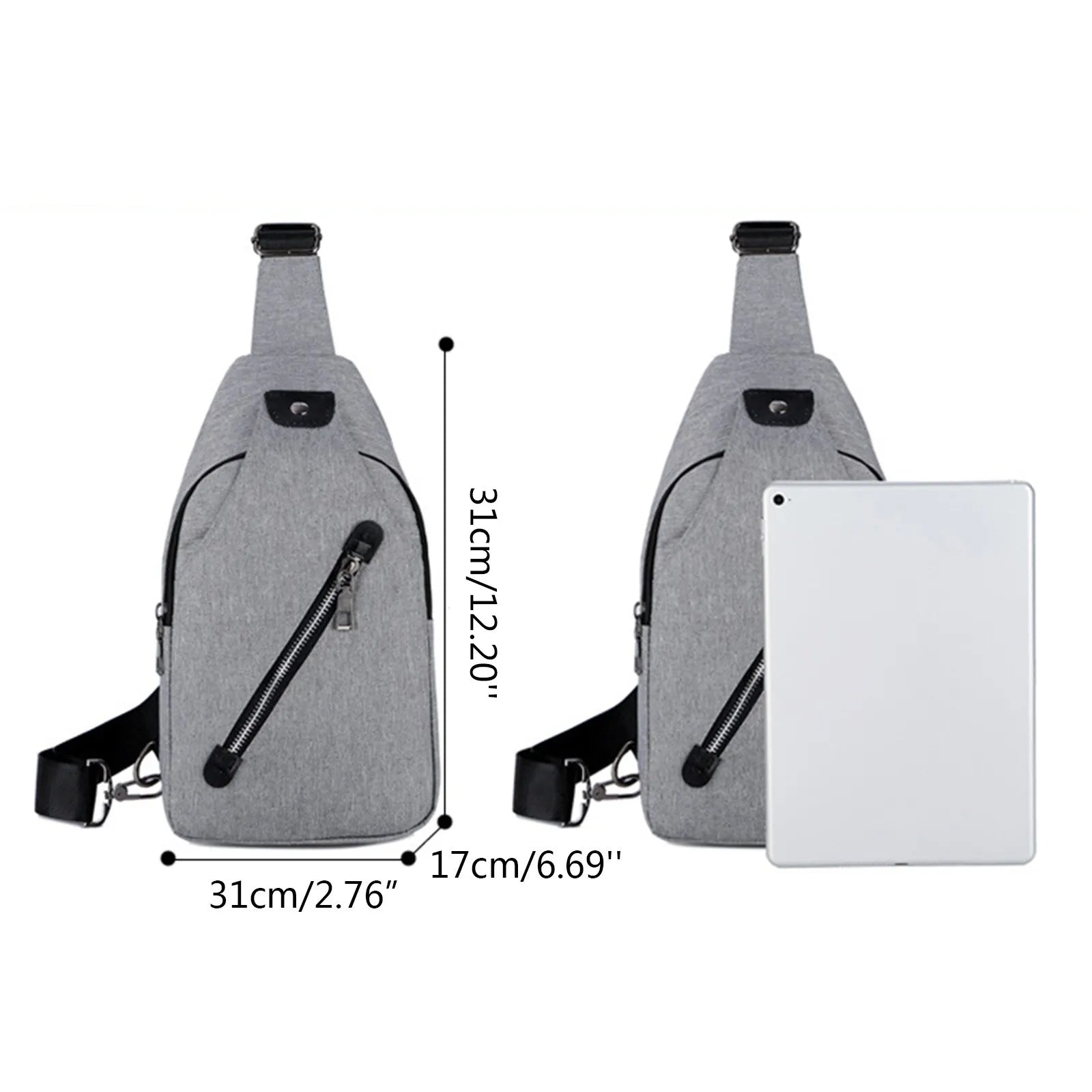 Men Shoulder Crossbody Bag for School Leather Shoulder Bag for Women
