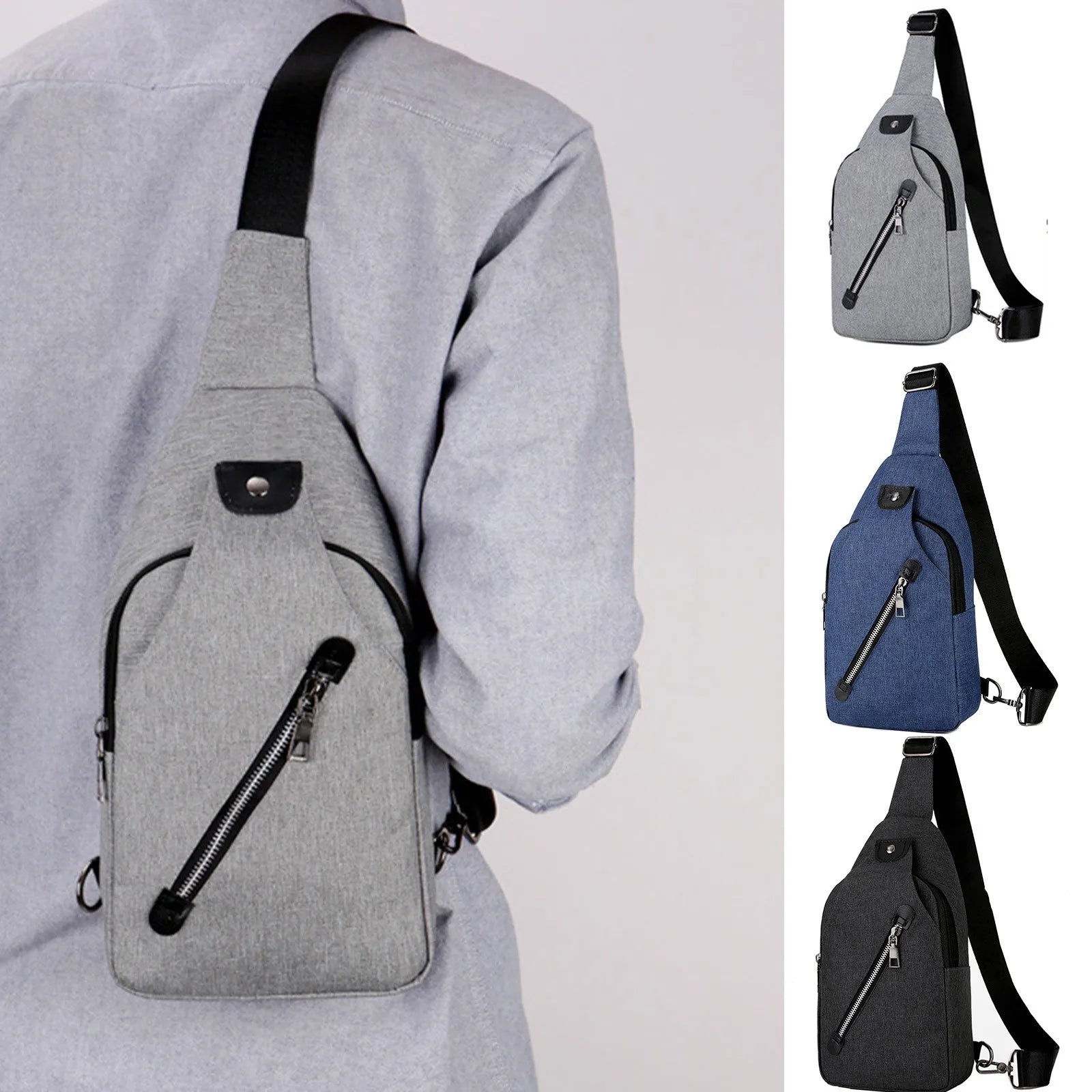 Men Shoulder Crossbody Bag for School Leather Shoulder Bag for Women