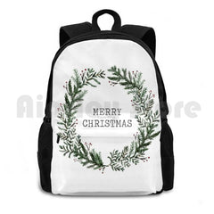 Christmas Hiking Backpack Waterproof Camping Travel Merry