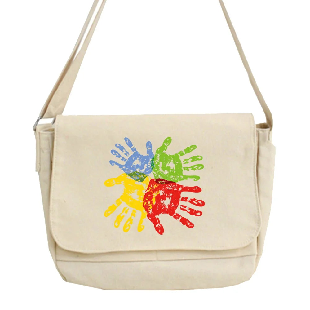 Sweet Cartoon Envelope Bag Student Girl Tote Shoulder Crossbody Bag