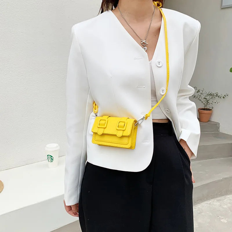 Messenger Satchel Women Shoulder Bags PU Leather Mini Crossbody