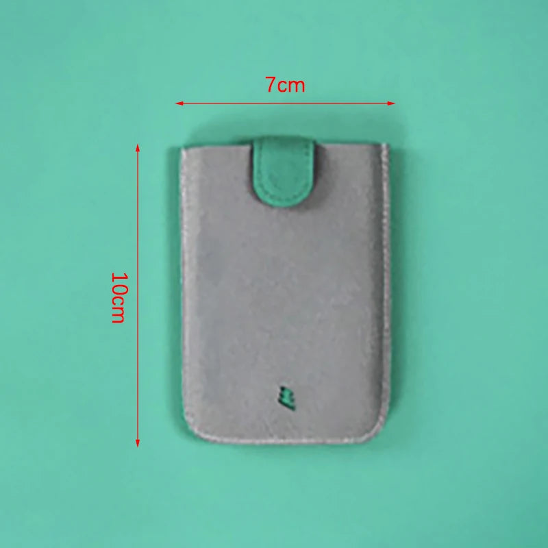 Mini Slim Portable ID Card Holder Bus Cards Cover Case Pulled Men Wallet