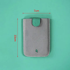 Mini Slim Portable ID Card Holder Bus Cards Cover Case Pulled Men Wallet