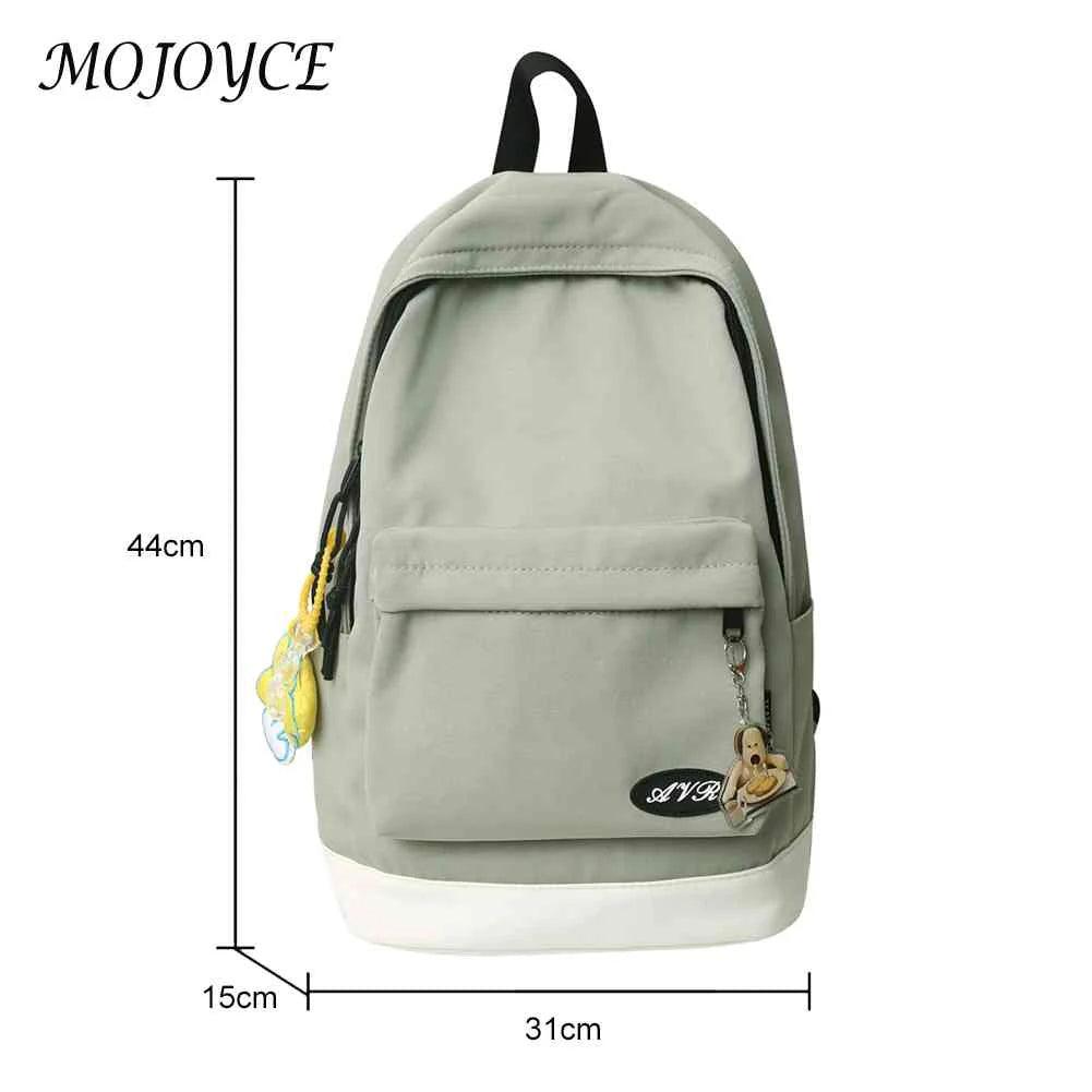 Nylon Backpack Large Capacity Casual Shoulder Backpack Student