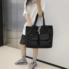 Nylon Tote Bag Large Capacity Shoulder Bag