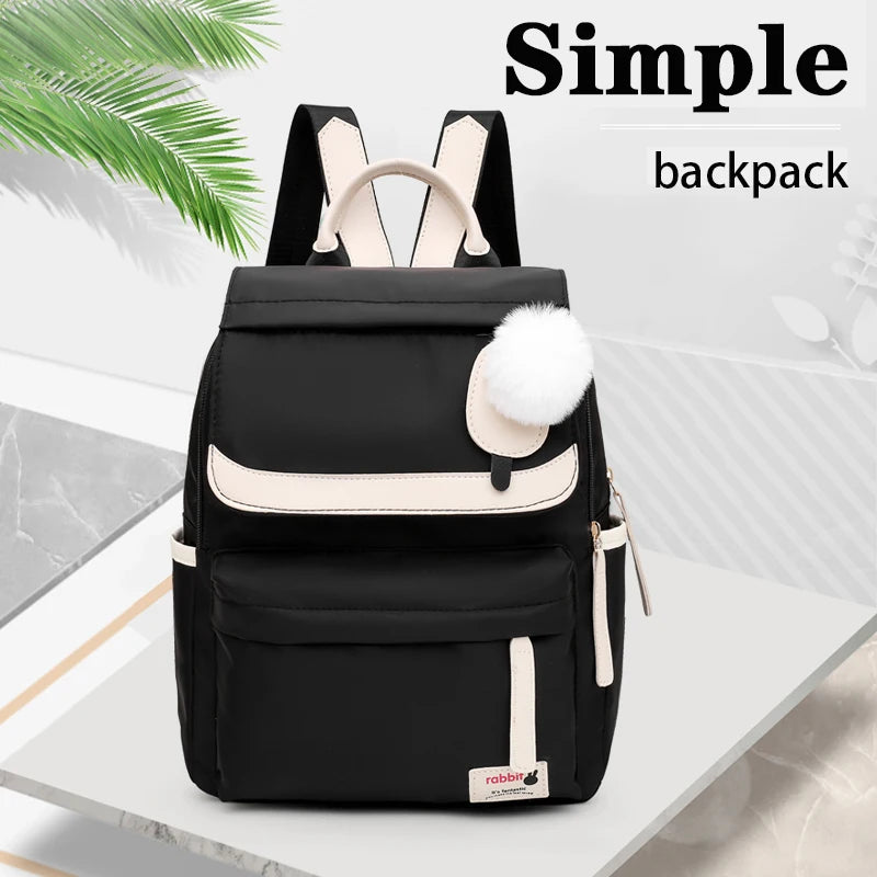 Oxford Anti Theft Backpack Women Large Capacity Rucksack Lady Bagpack