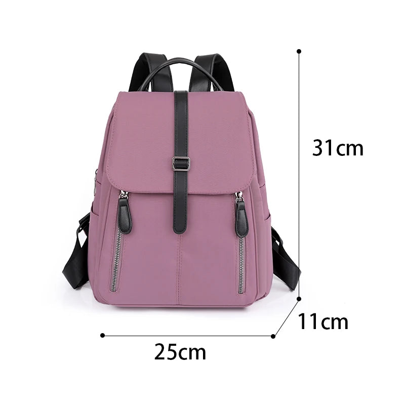 Oxford Backpack Women Travel Rucksack Waterproof Packbag