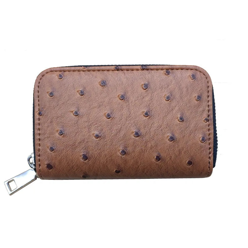 Leather Car Key Holder with Zipper, Key Organizer Set