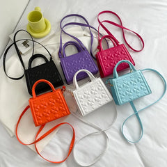 Retro Portable Women's Shoulder Bag Small Square Bag