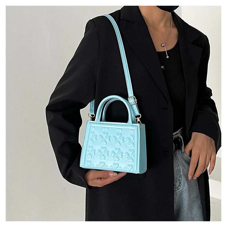 Retro Portable Women's Shoulder Bag Small Square Bag