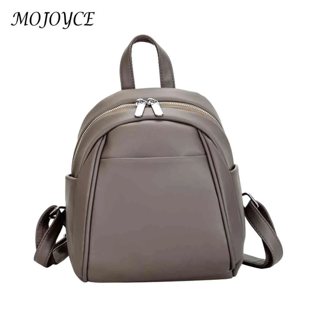 Soft Leather Rucksack School Bag for Students Girl