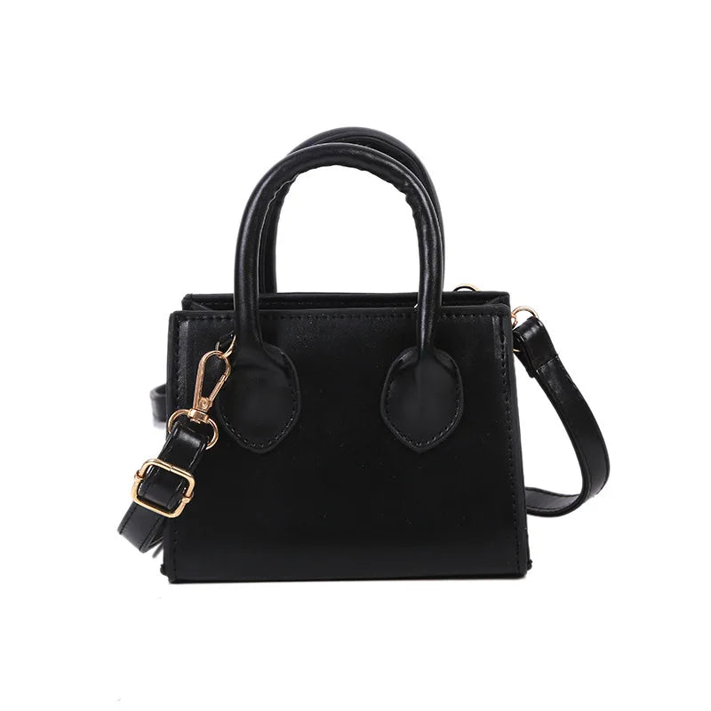 Small Shoulder Bag Women PU Leather Crossbody Messenger Handbag
