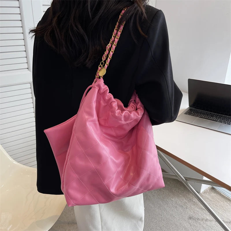 PU Leather Shoulder Bag Women Tote Bag with Wallet