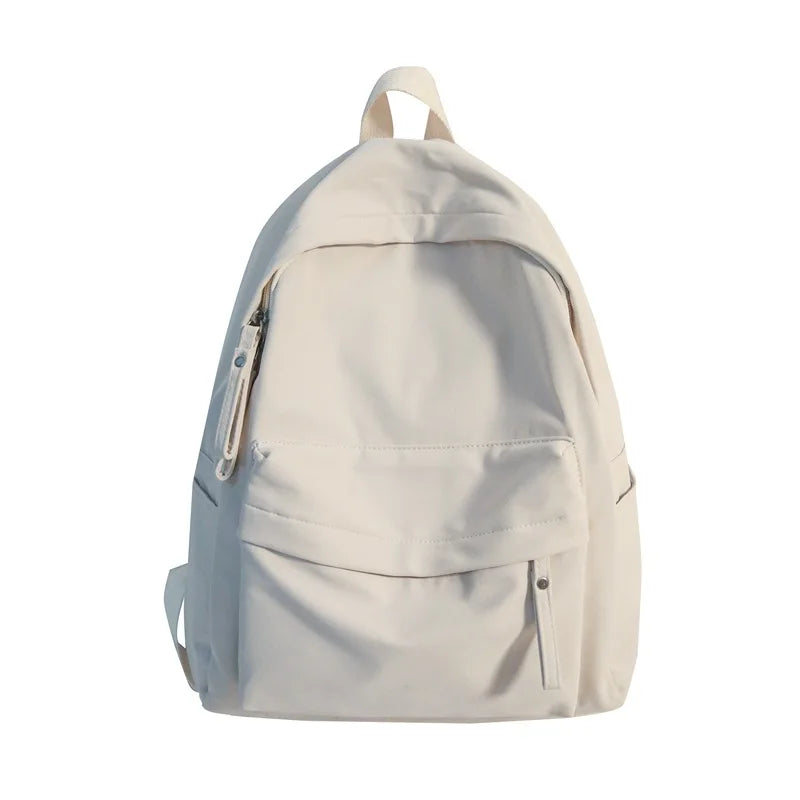 Waterproof Nylon School Bag For Teenage Girls Lady Travel Backpack
