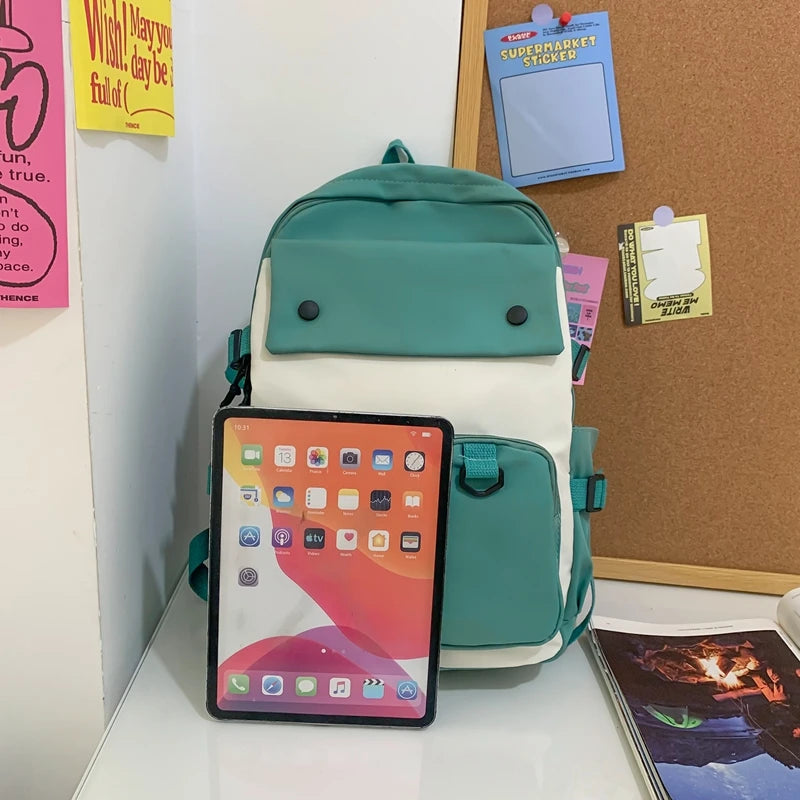 Women's Multi-pocket College Backpack