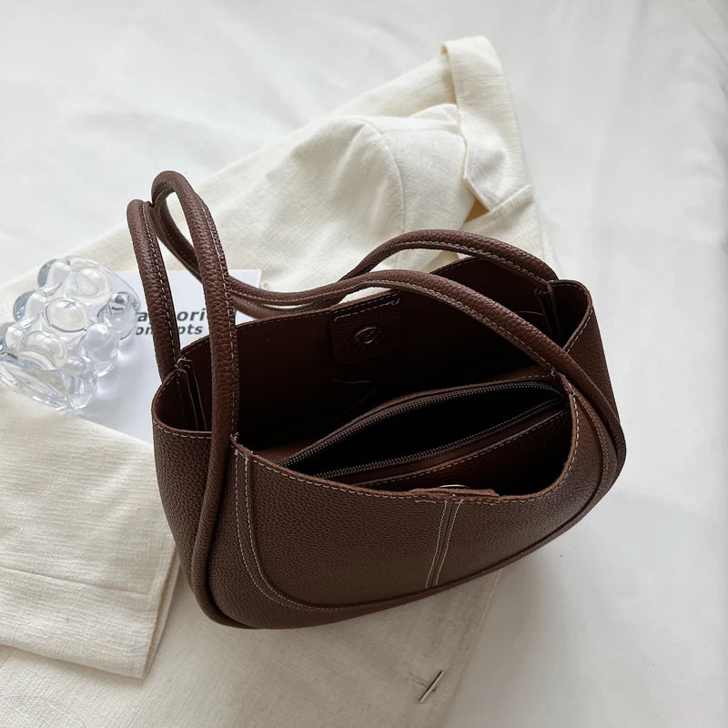 Small PU Leather Shoulder Bag for Women Composite Bag Handbags