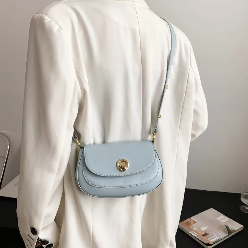 Small PU Leather Shoulder Bags For Women - Crossbody Bag