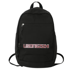 Solid High Cloth Women Backpack Teenager Girls Laptop Books Backpack