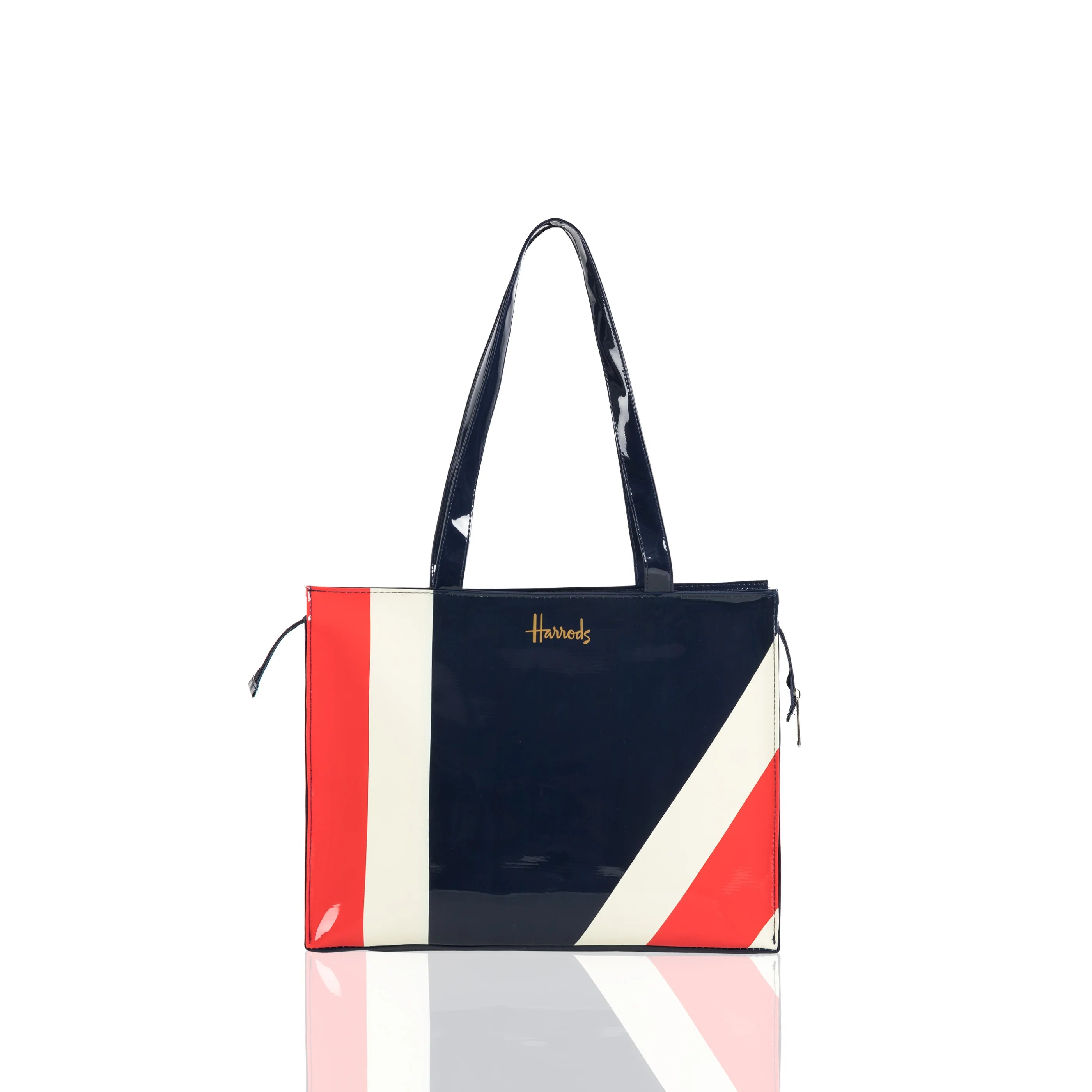 Stylish PVC Flower Shopper Bag Eco Friendly Waterproof Handbag