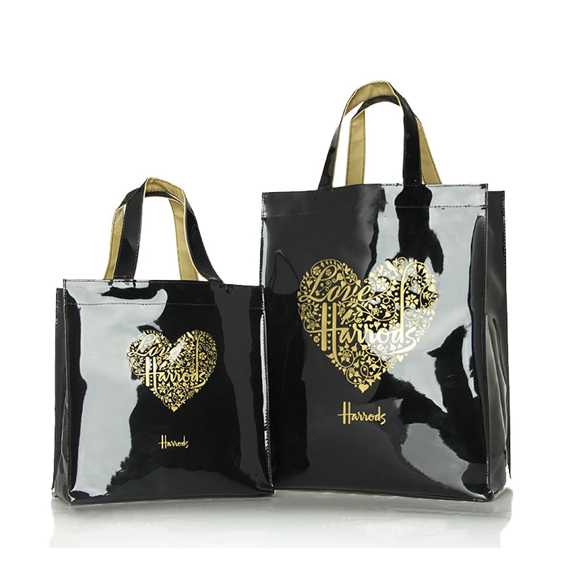 Stylish PVC Reusable Shopping Purse Eco Friendly Tote Bag
