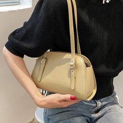 Texture Shoulder Bag Women Solid Underarm Bags Summer Female Handbags