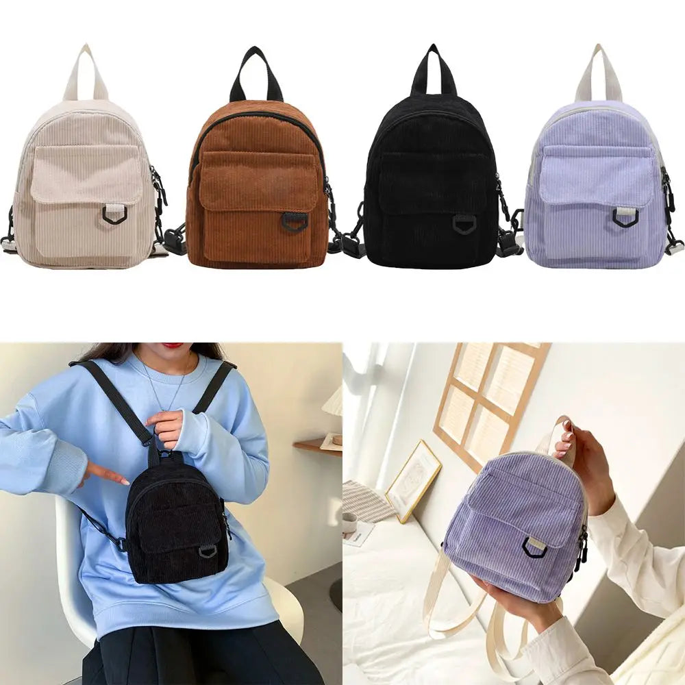 Small Backpacks for Women Student Bookbags Mini Backpack