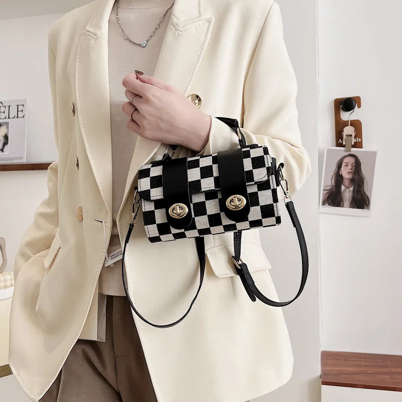 Solid Shoulder Bag Lady Small Women's Handbags Crossbody Bag
