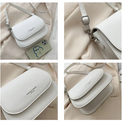 Solid Wild Flap Crossbody Bag Lady Shoulder Bag