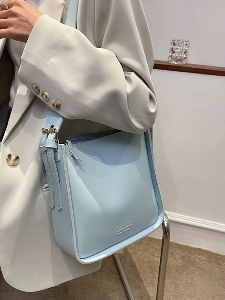 Women's Pu Leather Shoulder Crossbody Handbag Large Capacity Tote