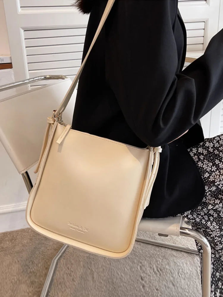 Women's Pu Leather Shoulder Crossbody Handbag Large Capacity Tote