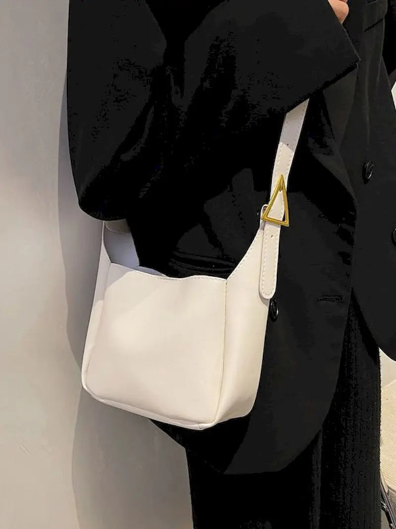 Vintage Pu Leather Bucket Handbag Totes for Women