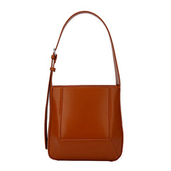 Vintage Leather Shoulder Bags for Women Handbags Purses Casual Bucket Bags