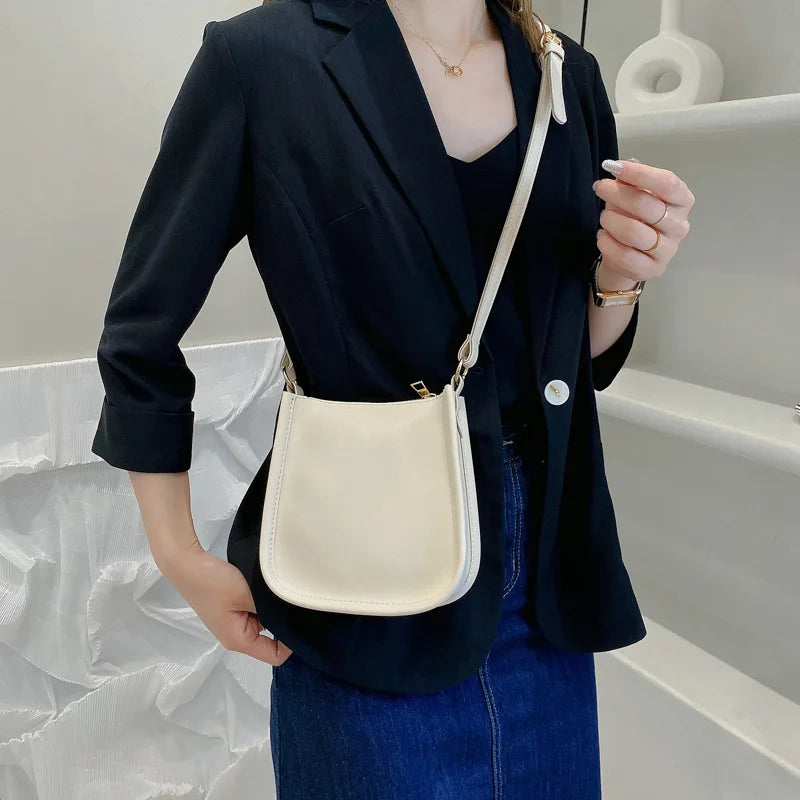 Small Crossbody Bag Women PU Leather Shoulder Handbag