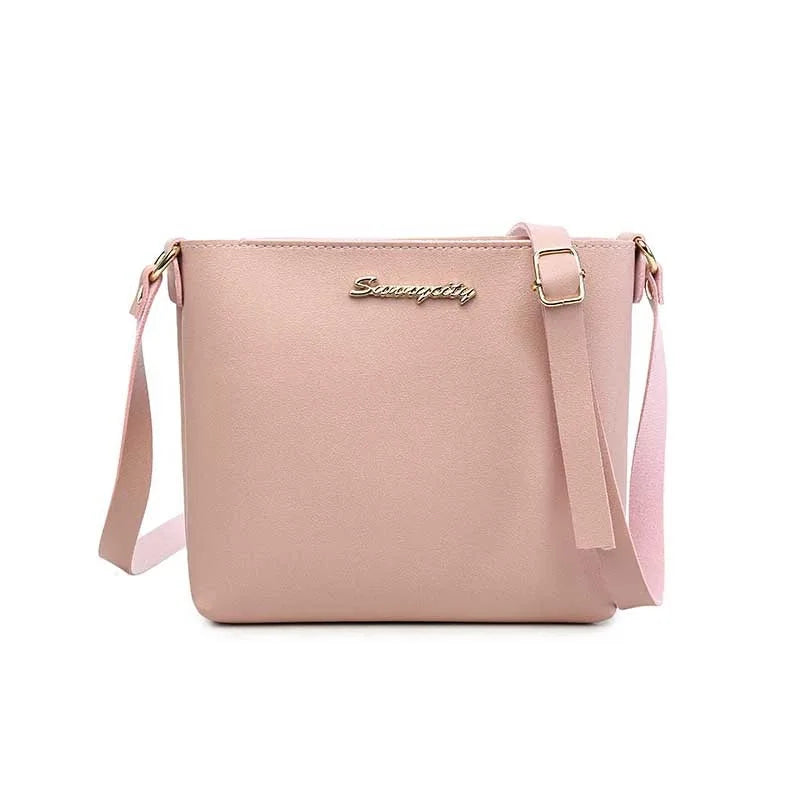Small Square Bag For Girls Pink Bolsa One Shoulder Messenger Bag