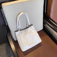 Women's Shoulder Bag Pu High Lacquer Leather Large Capacity Handbag